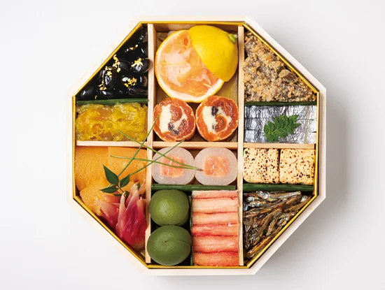 「レストラン酢重正之」華やかな三段重のおせち