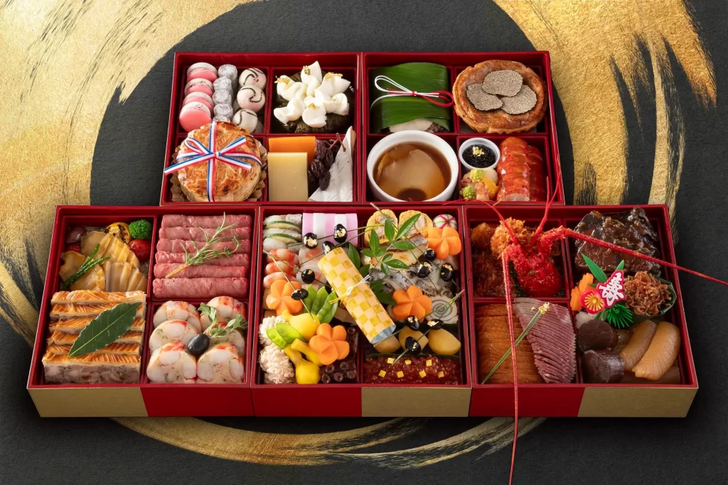 セルリアンタワー東急ホテル「和洋中スイーツ プレミアム五段重」