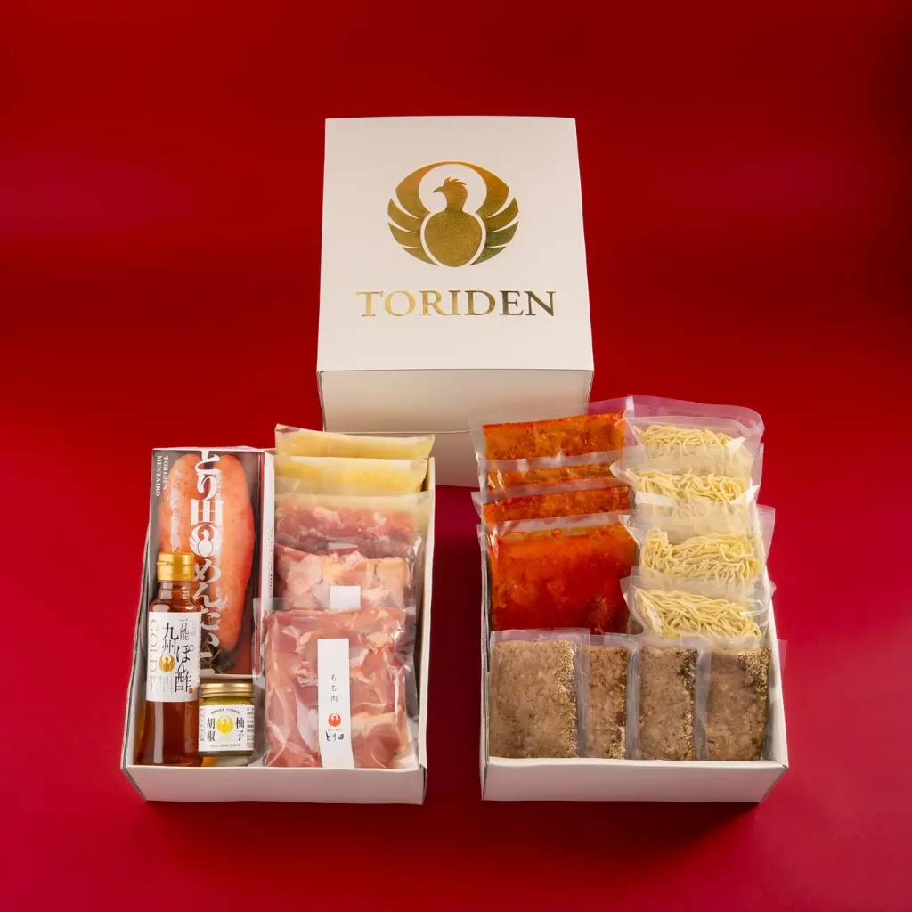 博多水炊き とり田の水炊きと人気の担々麺を詰め合わせた新春限定セット